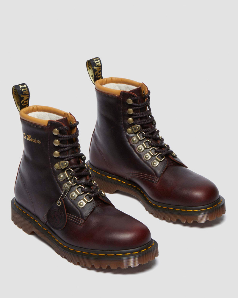 1460 Collar Made in England Phoenix Leather Lace Up Boots 8