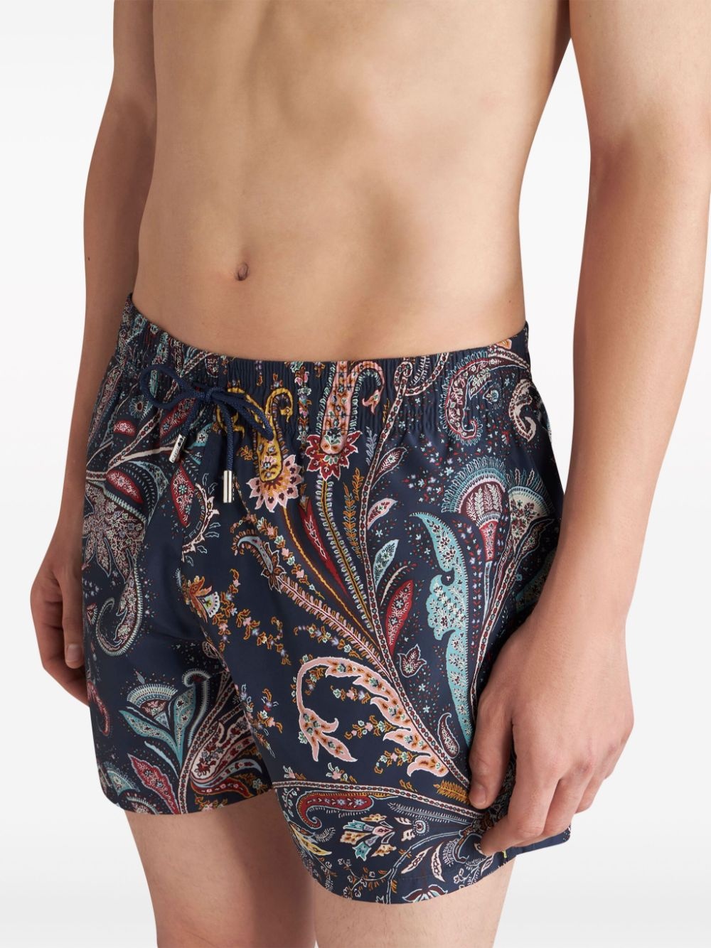 paisley-print swim shorts - 5