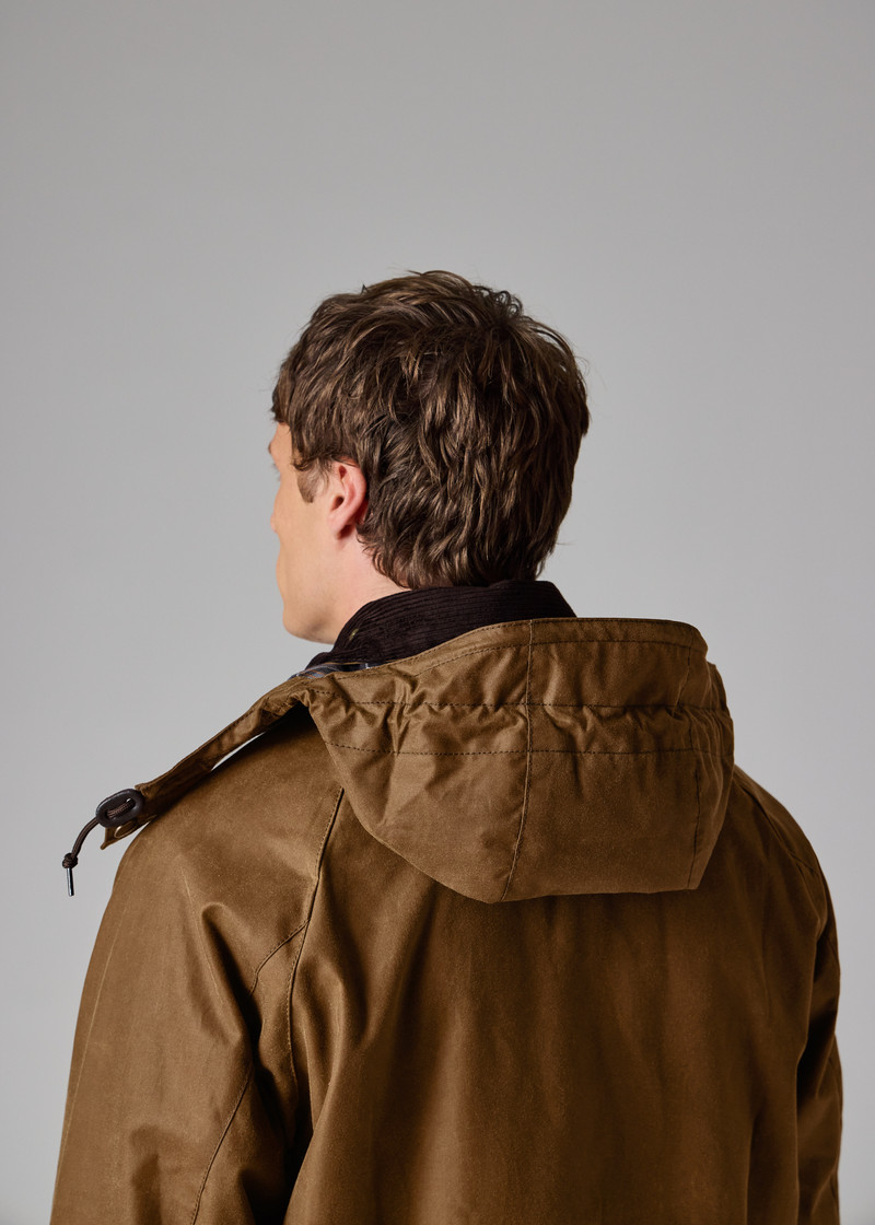 Paul Smith loves Barbour - Tan Waxed Hood 9