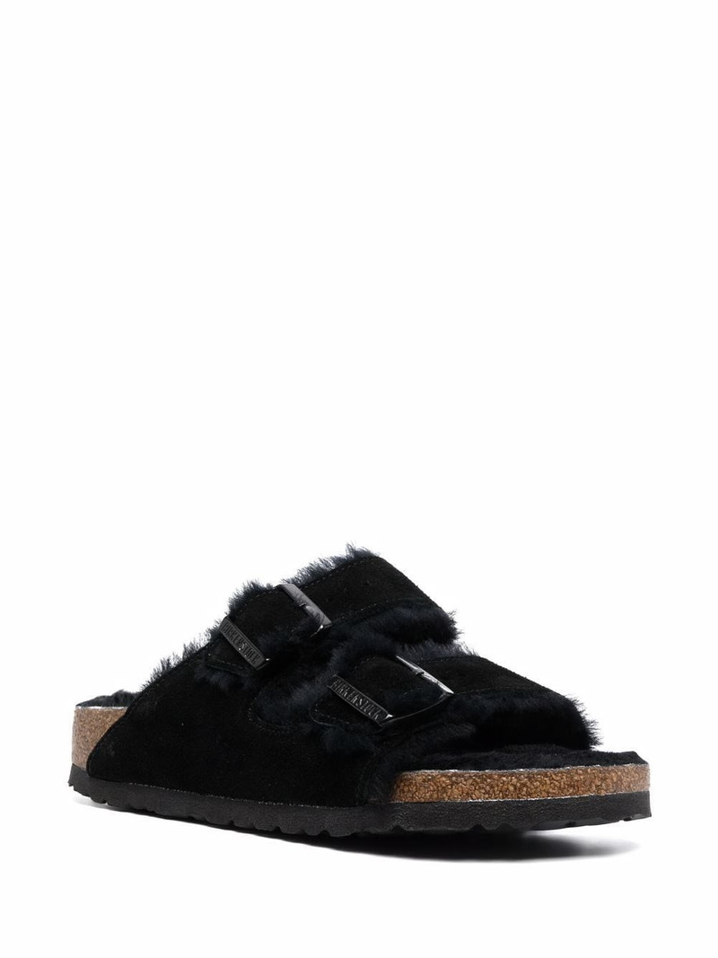 BIRKENSTOCK Arizona shearling sandals outlook