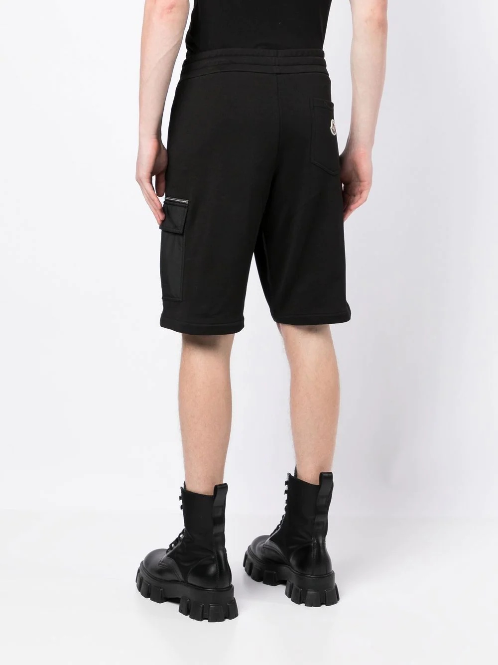 logo-patch track shorts - 4