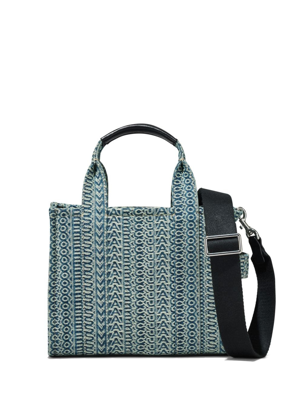 monogram jacquard tote bag - 1