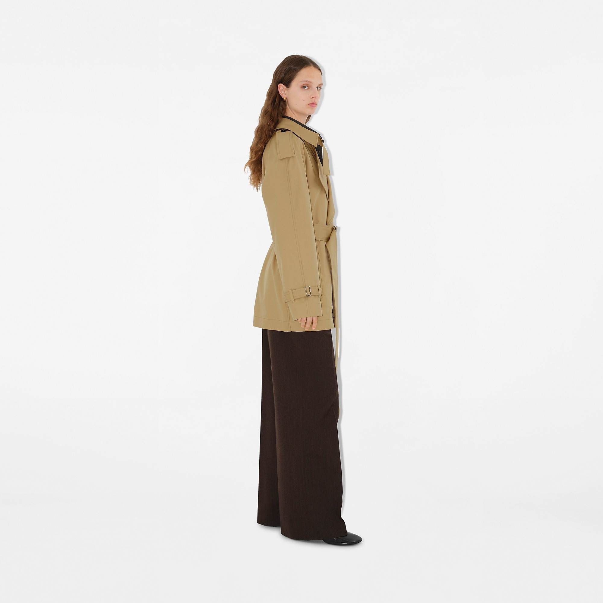 Gabardine Trench Jacket - 3