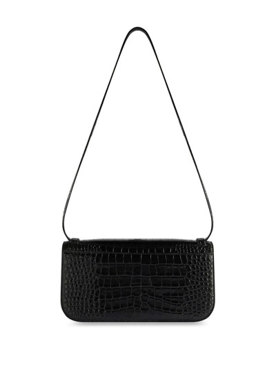 BALENCIAGA small Gossip crocodile-embossed shoulder bag outlook