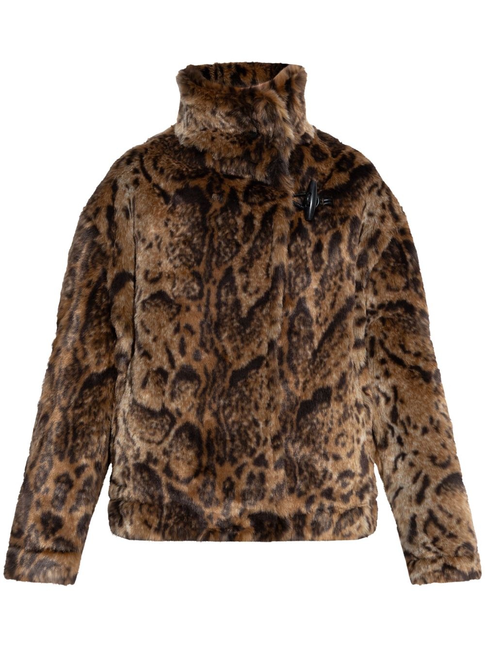 faux fur jacket - 1