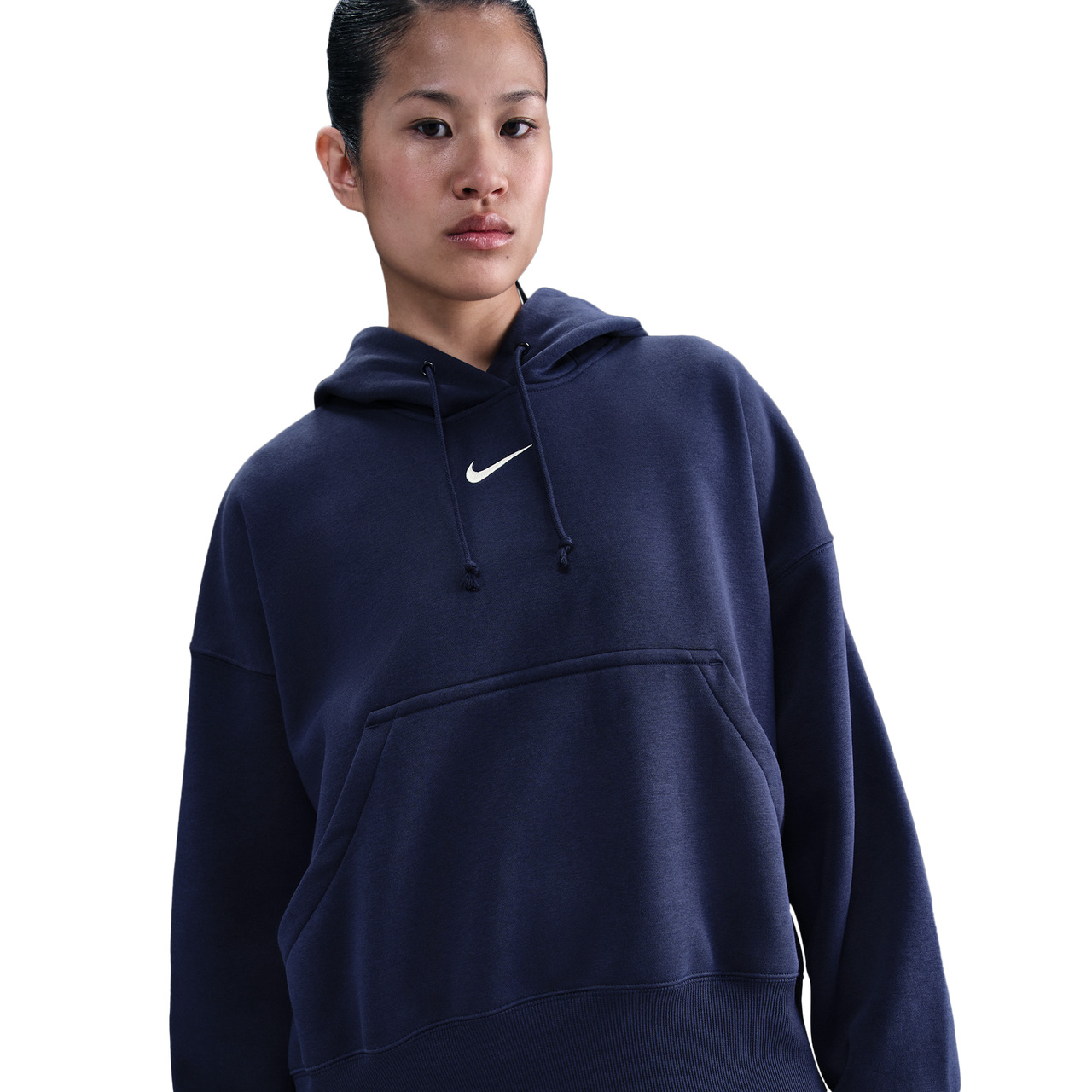 Nike Womens Nike PHNX Fleece OS Pullover Hoodie - 1