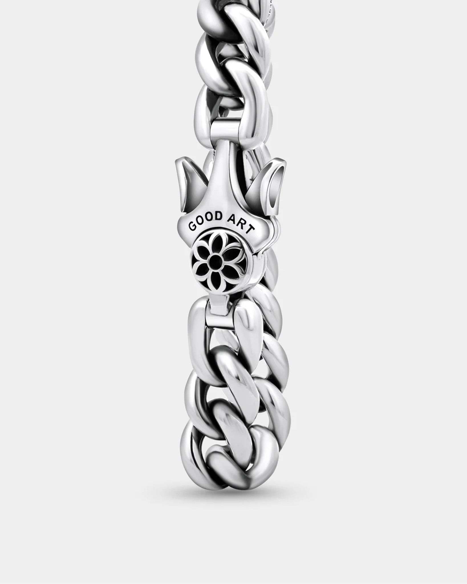 BS-10B GOOD ART HLYWD Model 10 Bracelet Size B - Sterling Silver - 2