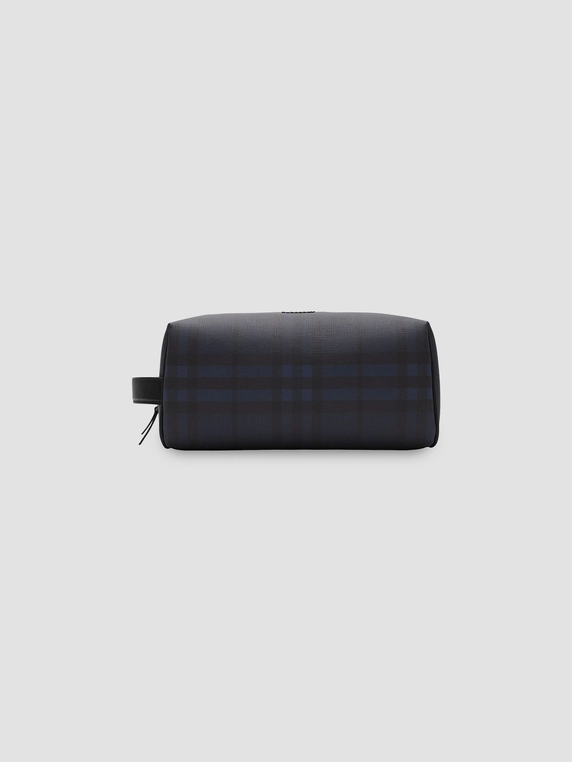 Check Logo Travel Pouch - Navy - 1