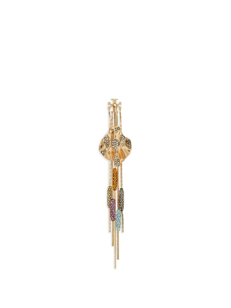 Runway embellished front-backs earrings 4