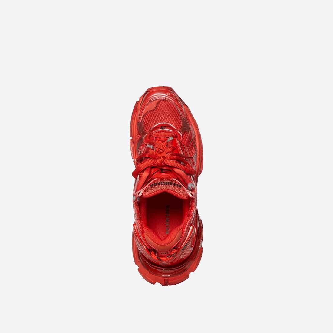 Men's Runner Sneaker in Red - 5