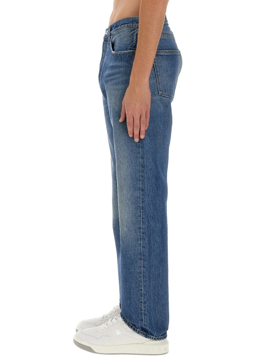 Valentino Men Jeans With Logo Detail - 4