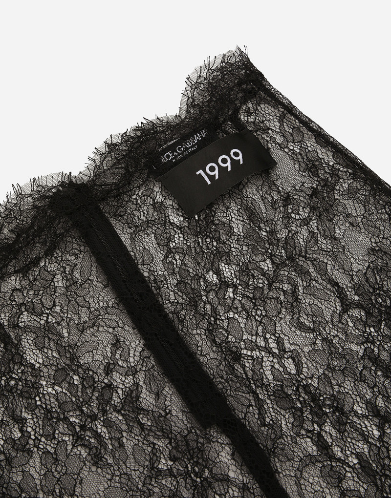 Chantilly lace midi skirt 10