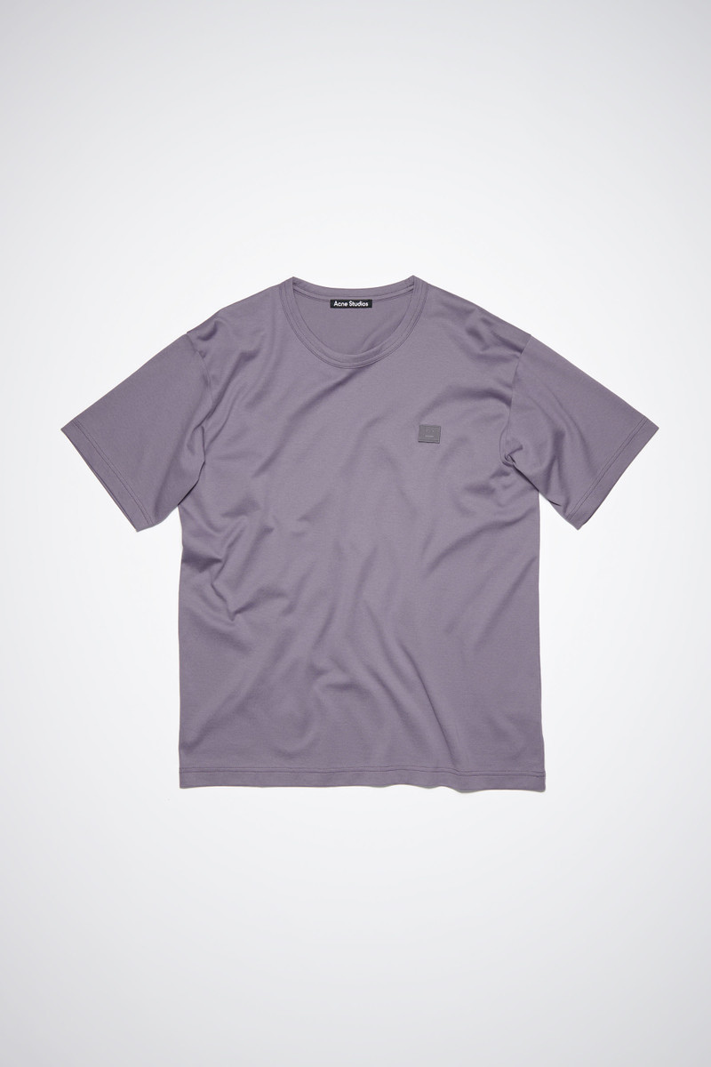 Crew neck t-shirt- Regular fit - Faded purple 1