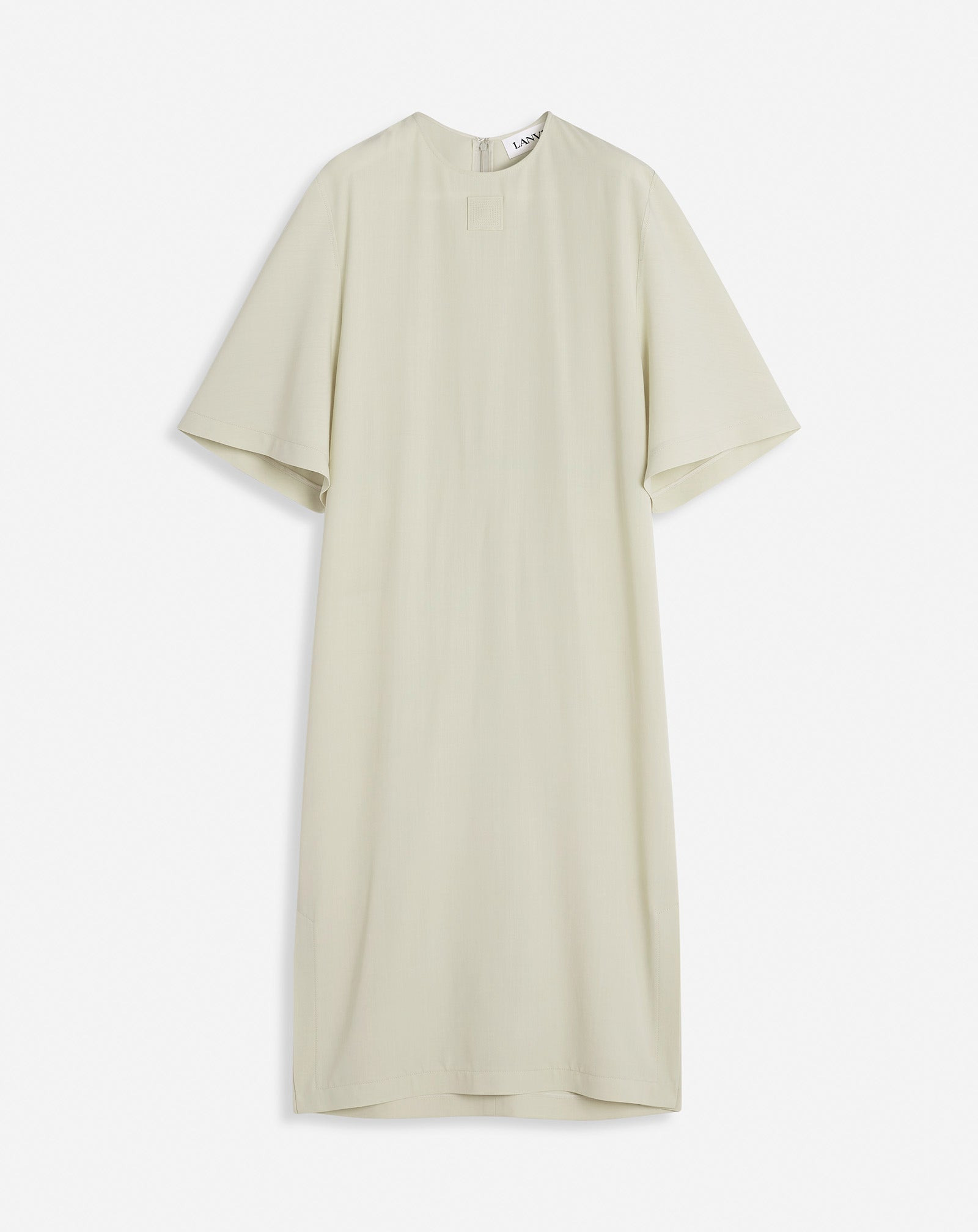 WOOL BLEND T-SHIRT DRESS - 1