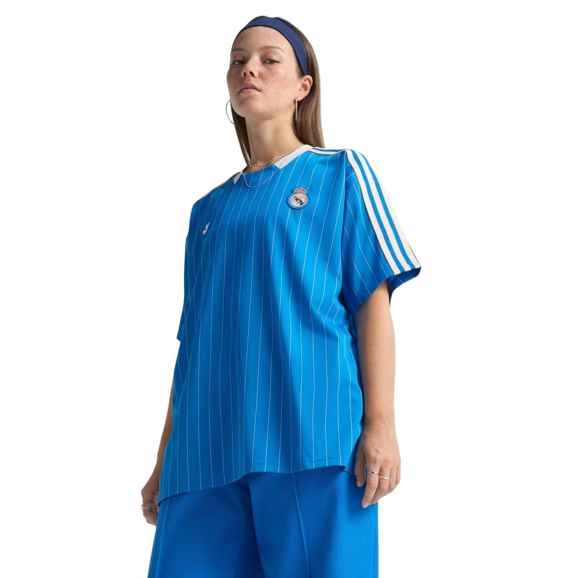 adidas Real Madrid Terrace Icon Jersey 'Blue Bird' JN3060 - 2