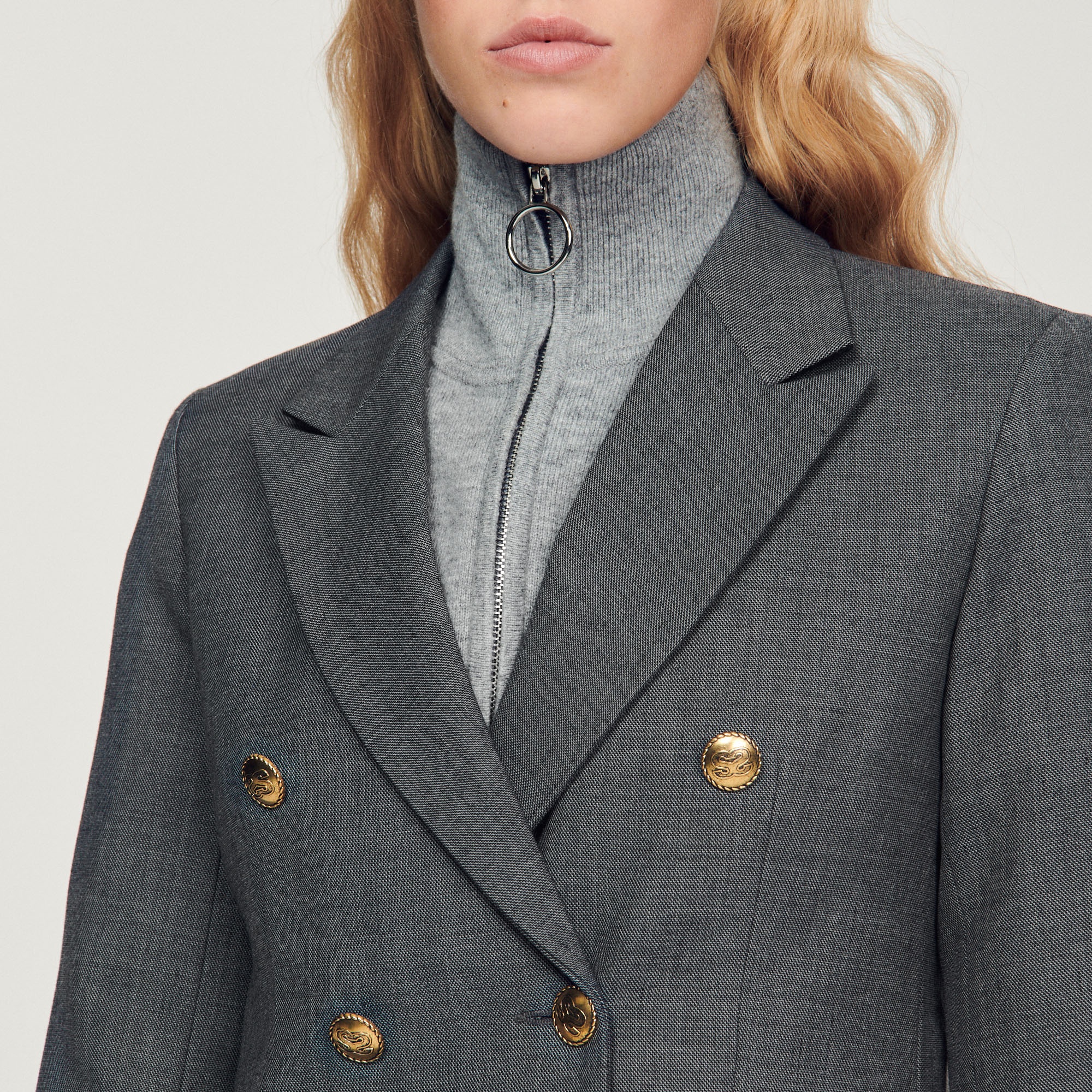 Double-breasted tailored jacket - 4