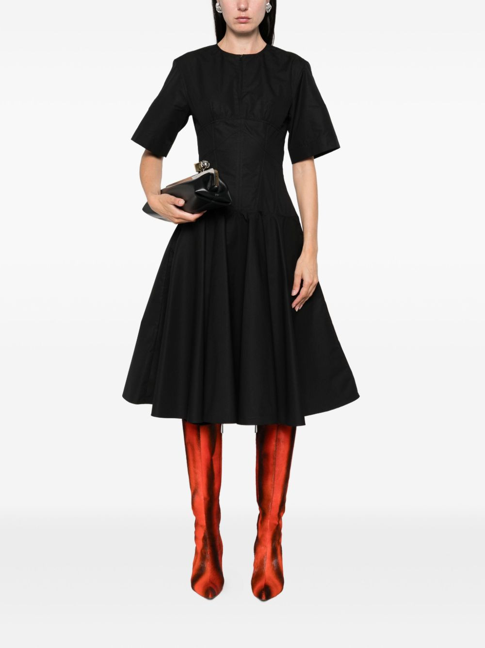 flared midi dress - 2
