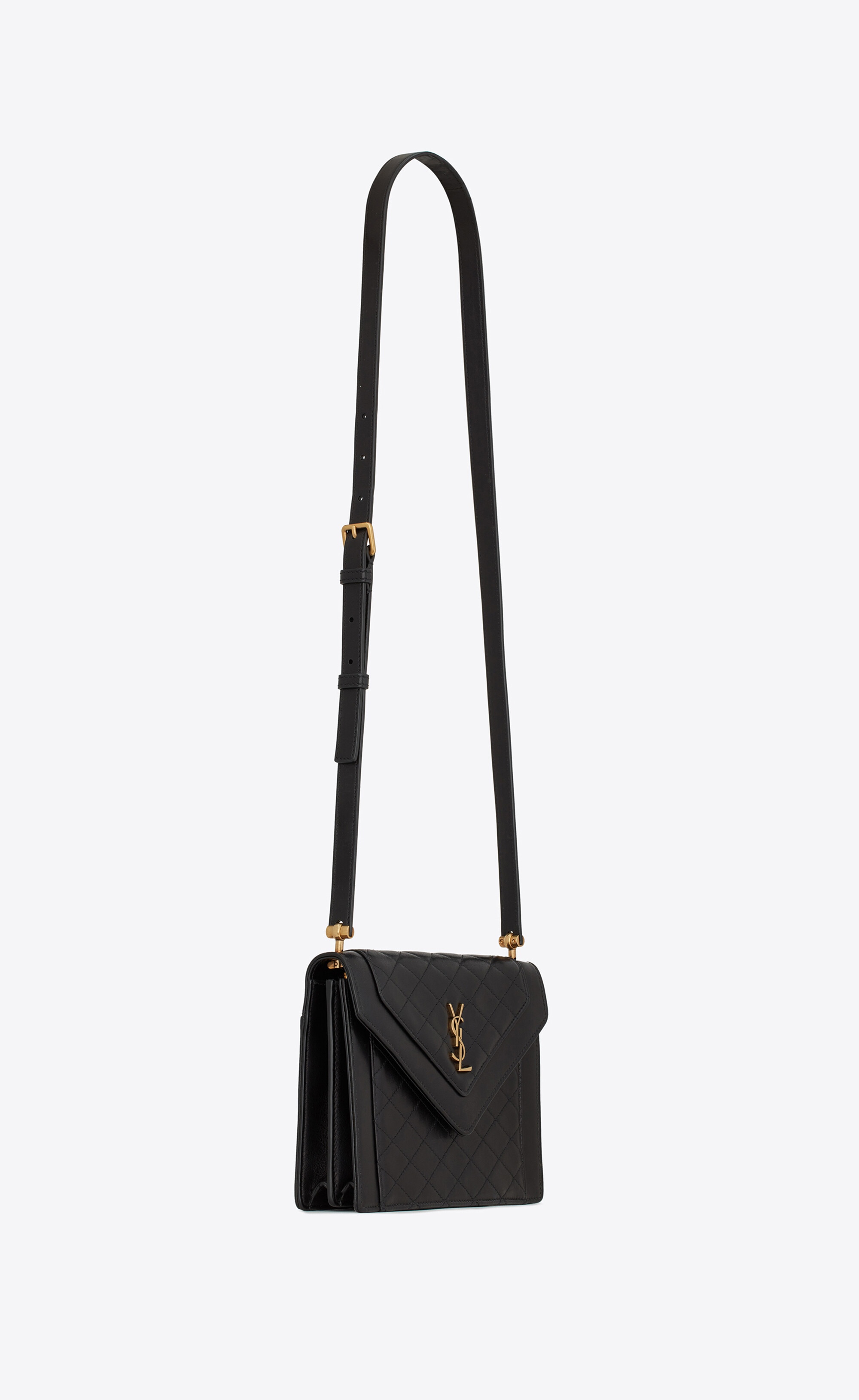 gaby mini satchel in quilted lambskin - 7