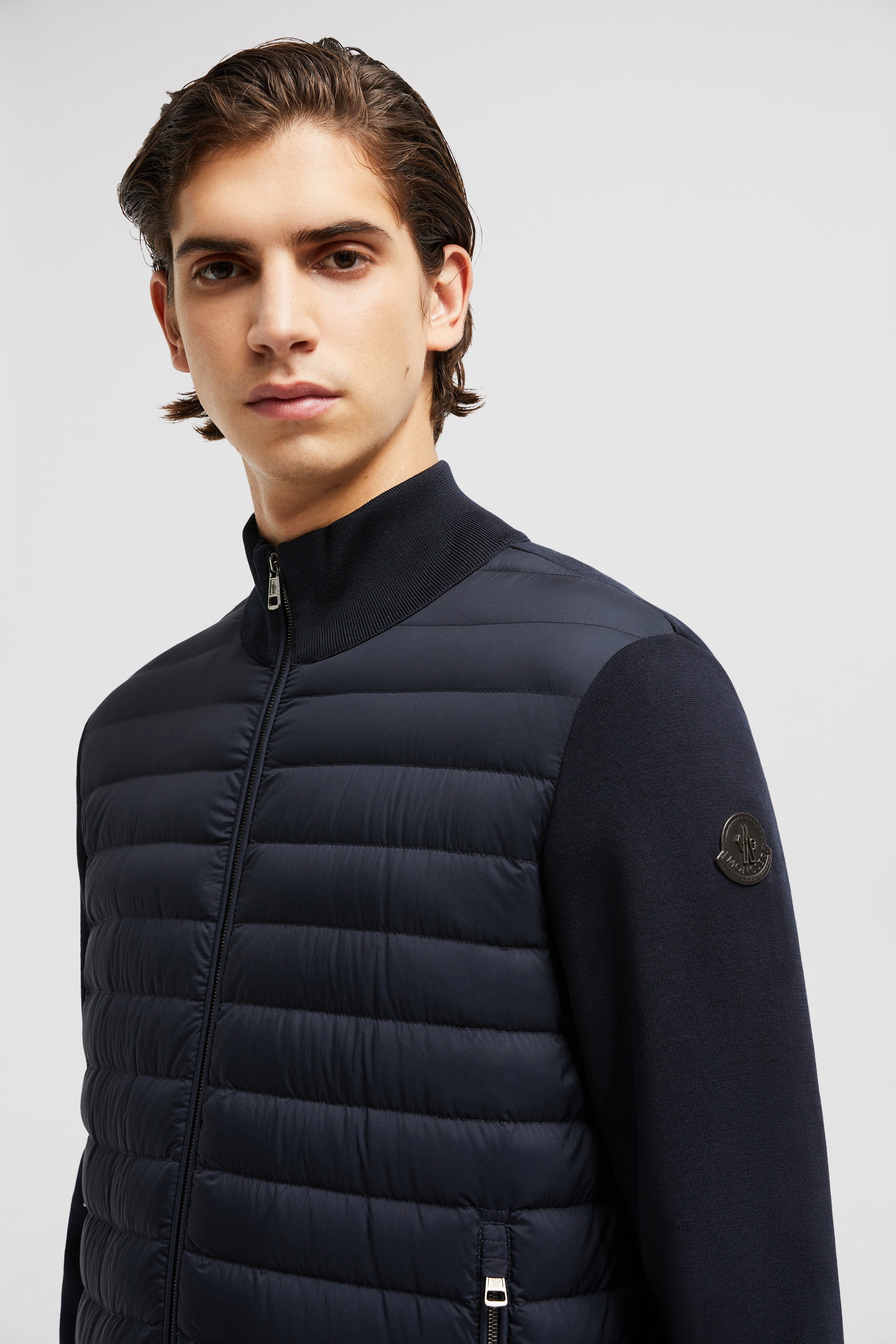 ◆◆VIP◆◆ MONCLER 袖ロゴ Padded Cotton Cardigan Moncler Padded Cotton Zip-Up Cardigan | REVERSIBLE