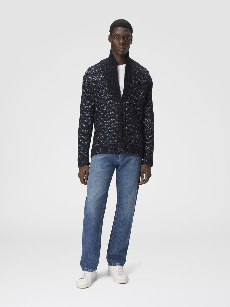 Missoni Buttoned Cardigan with Chevron Pattern outlook