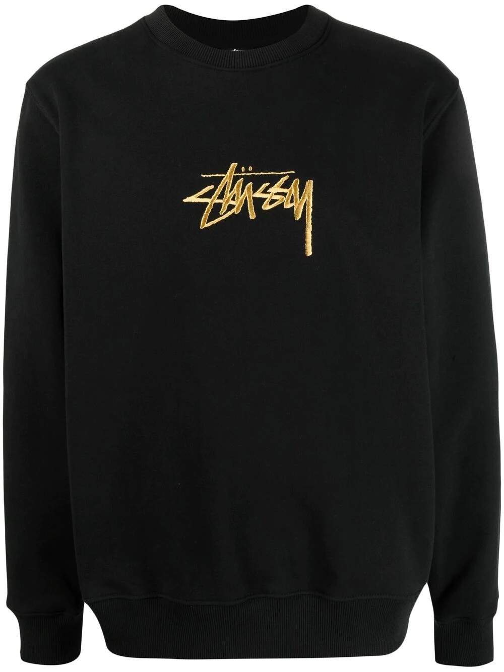 embroidered-logo sweatshirt - 1