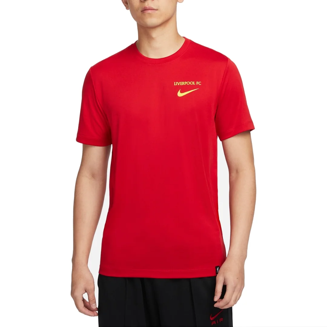 나이키 리버풀 FC Dri-FIT T-Shirt 'Red Yellow' FZ8719-687 - 1