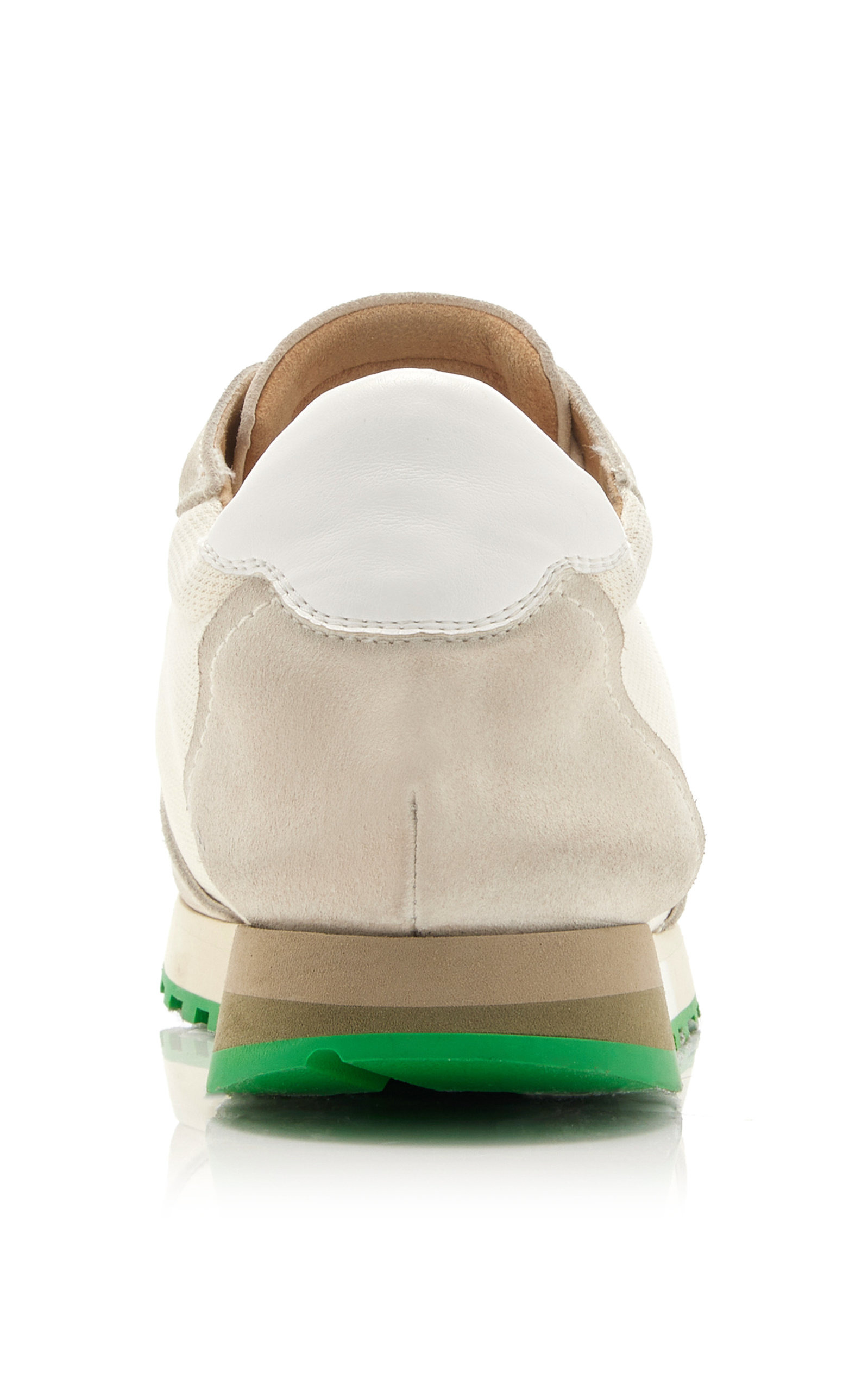 Owen Leather, Mesh Sneakers white - 5
