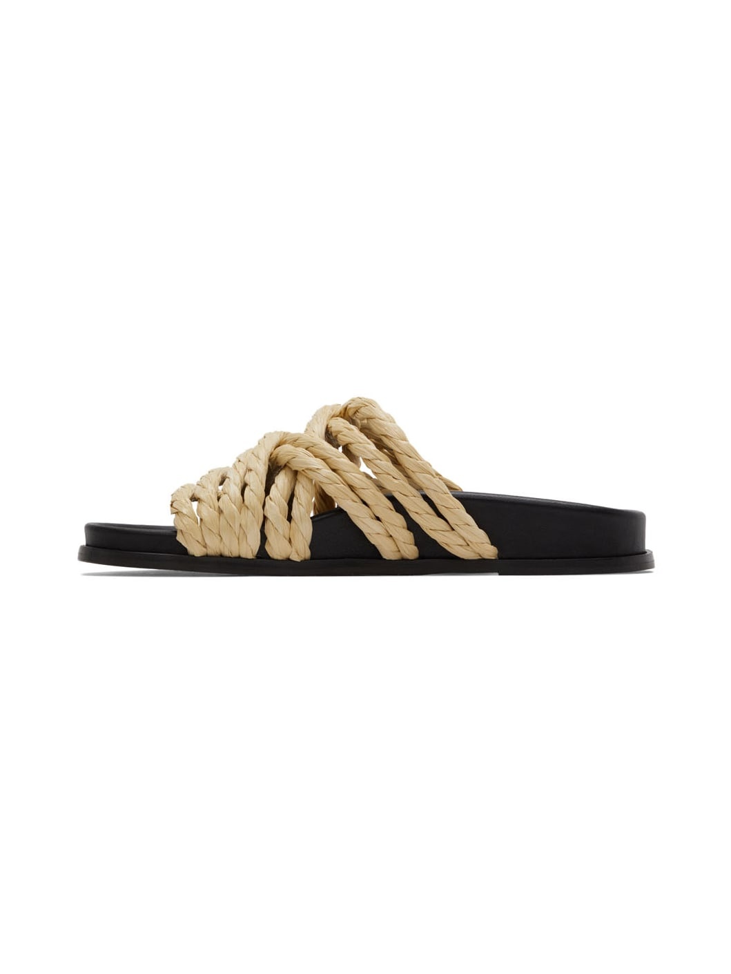 Beige Evvie Flat Sandals - 3