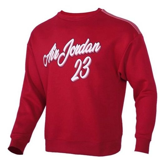 Air Jordan 23 Fleece Lined Stay Warm Pullover Red CT6283-620 - 1