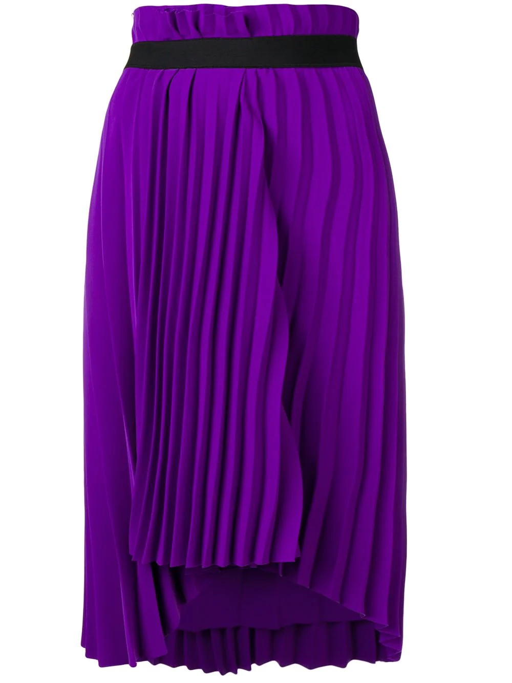 pleated elastic skirt - 1