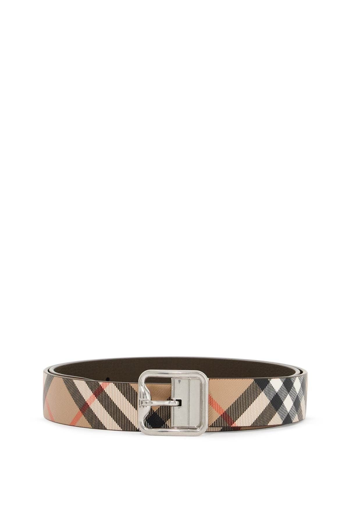 REVERSIBLE B BUCKLE CHECK BELT - 1