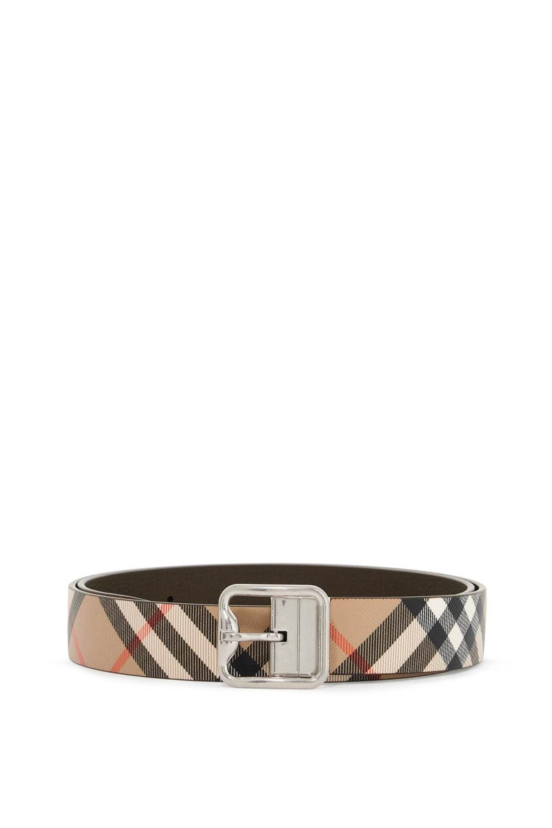 REVERSIBLE B BUCKLE CHECK BELT 1