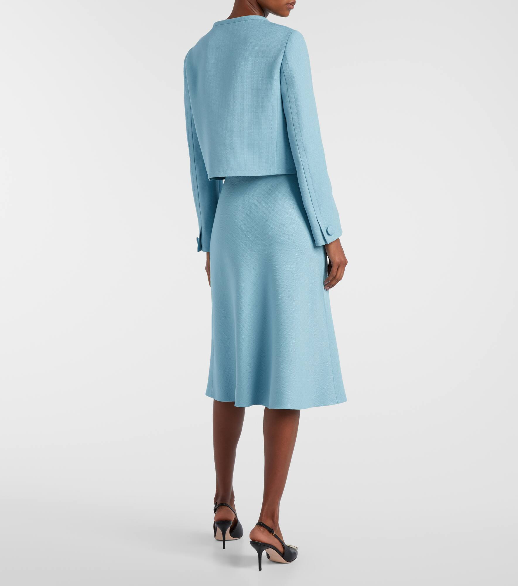 VLogo canvas midi skirt - 3