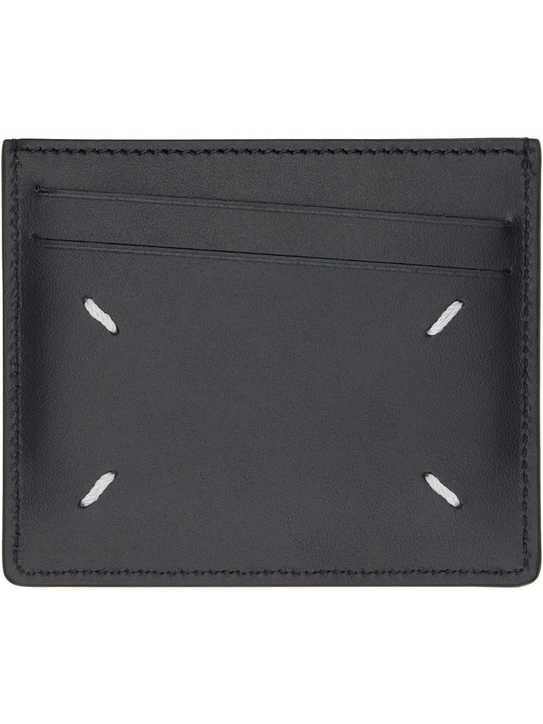 Black Slim 6 CC Card Holder - 2