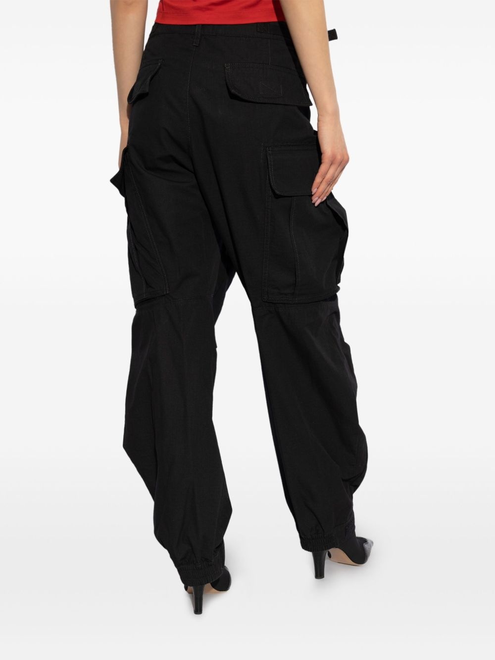 cotton cargo pants - 4