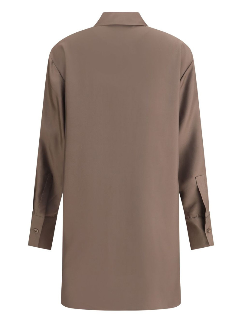 RÓHE button-front silk shirt outlook