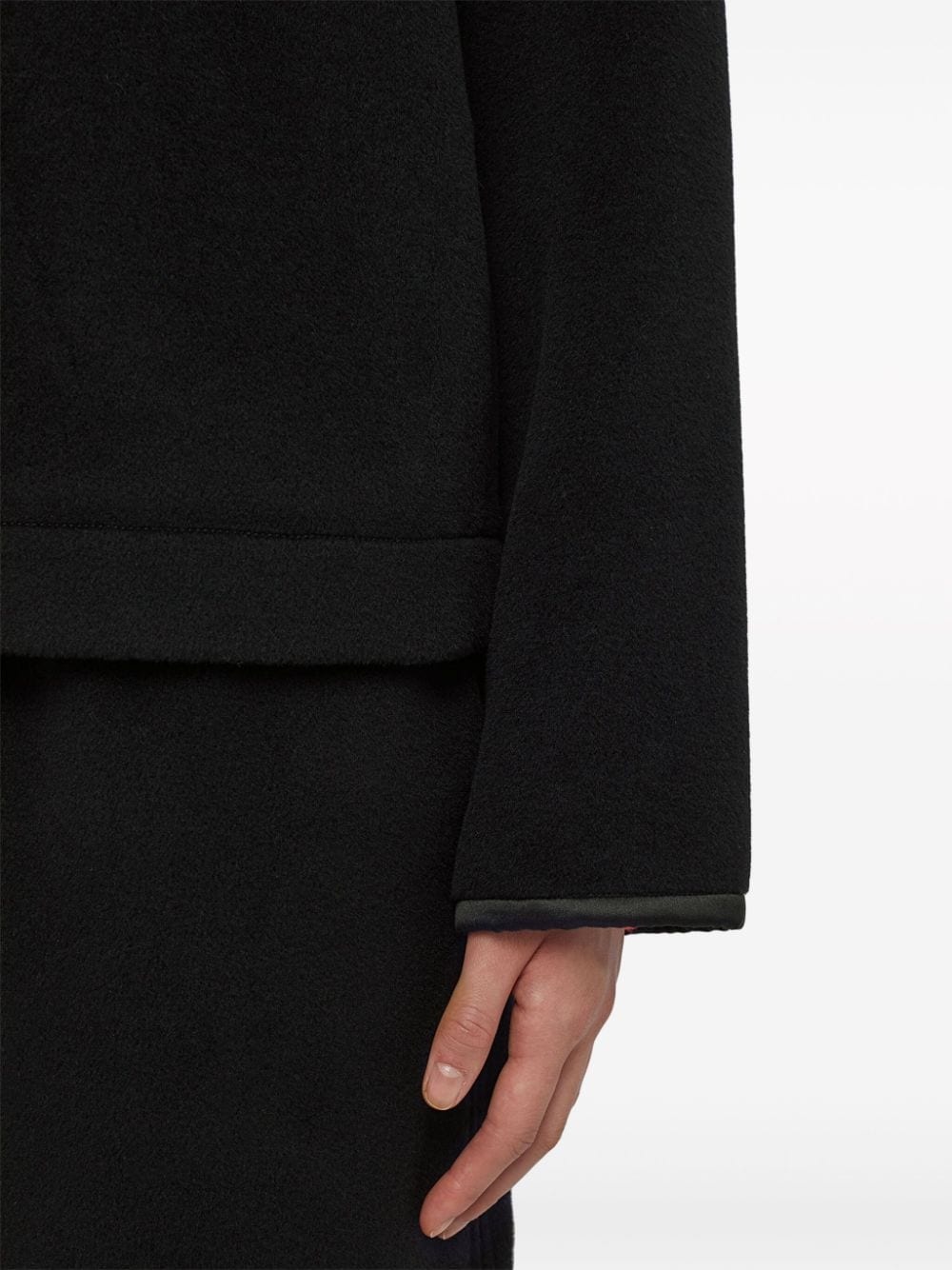 panelled fleece jacket - 5