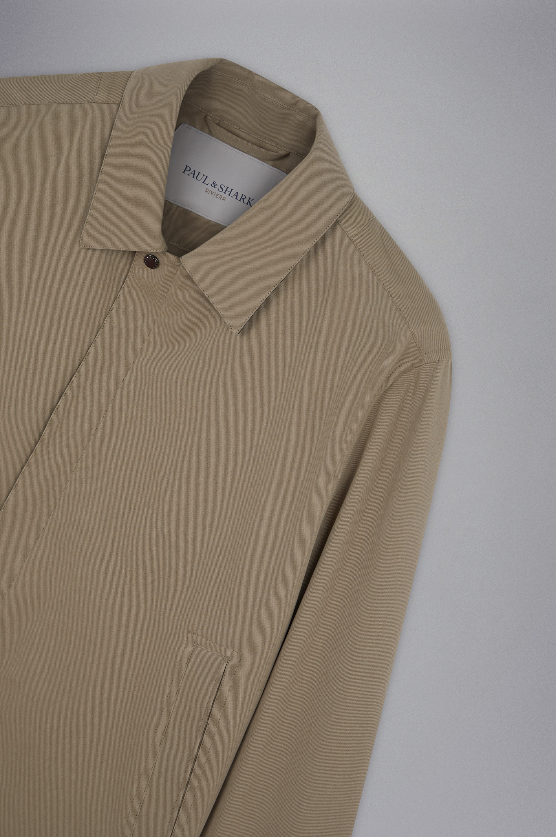 COTTON STRETCH SHACKET - 5