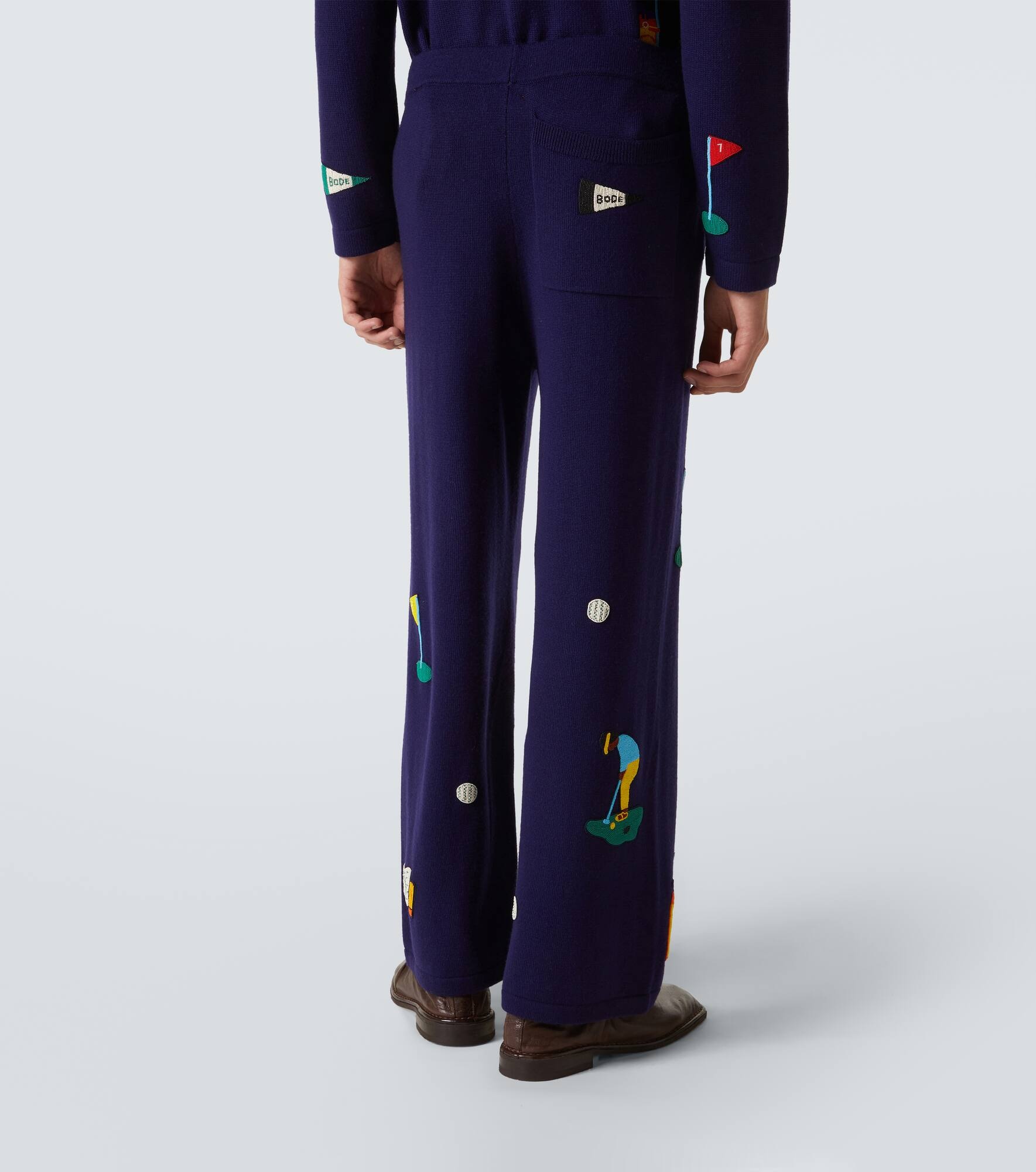 Golf wool sweatpants - 4