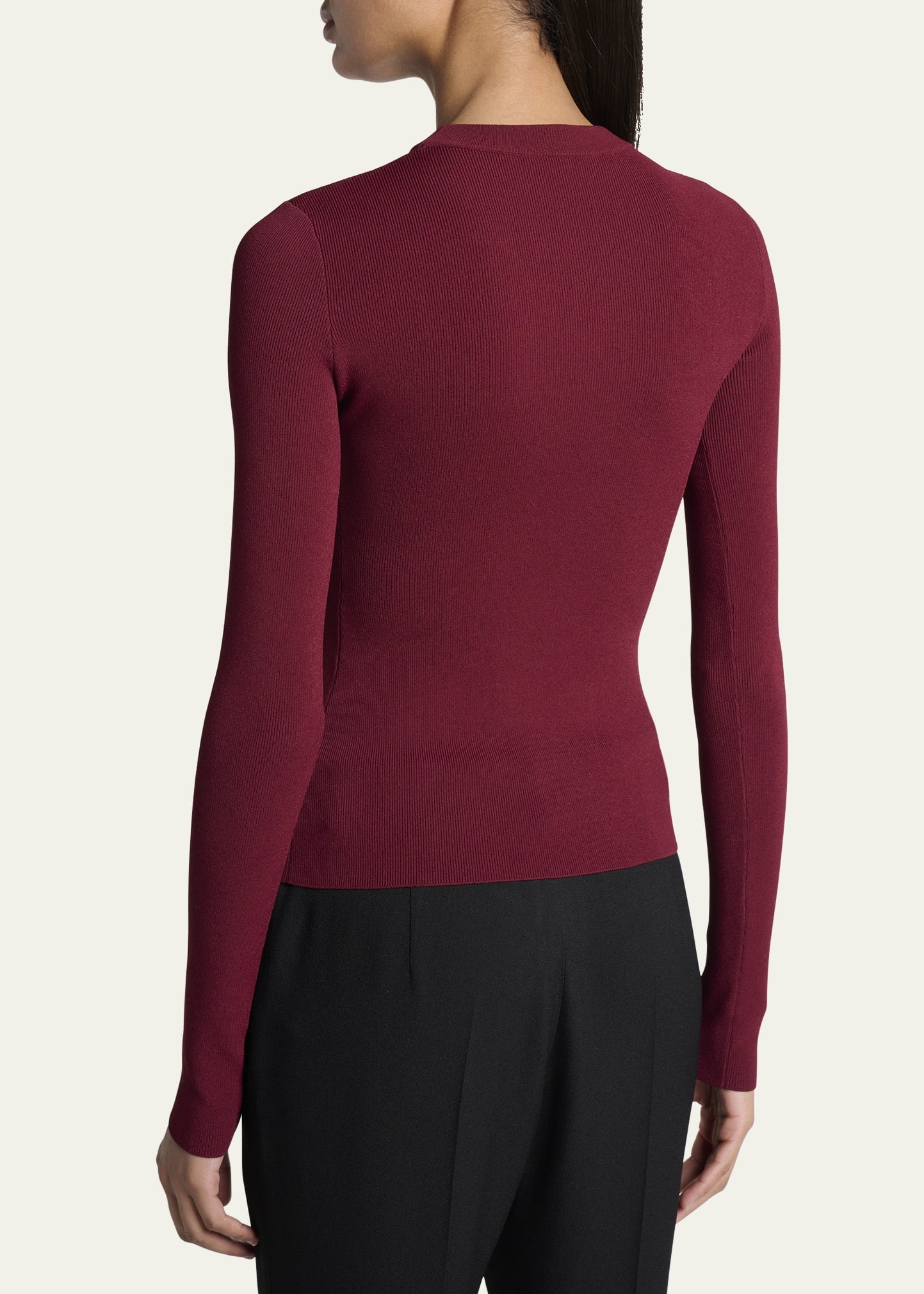 BB Logo Long-Sleeve Rib Sweater - 3