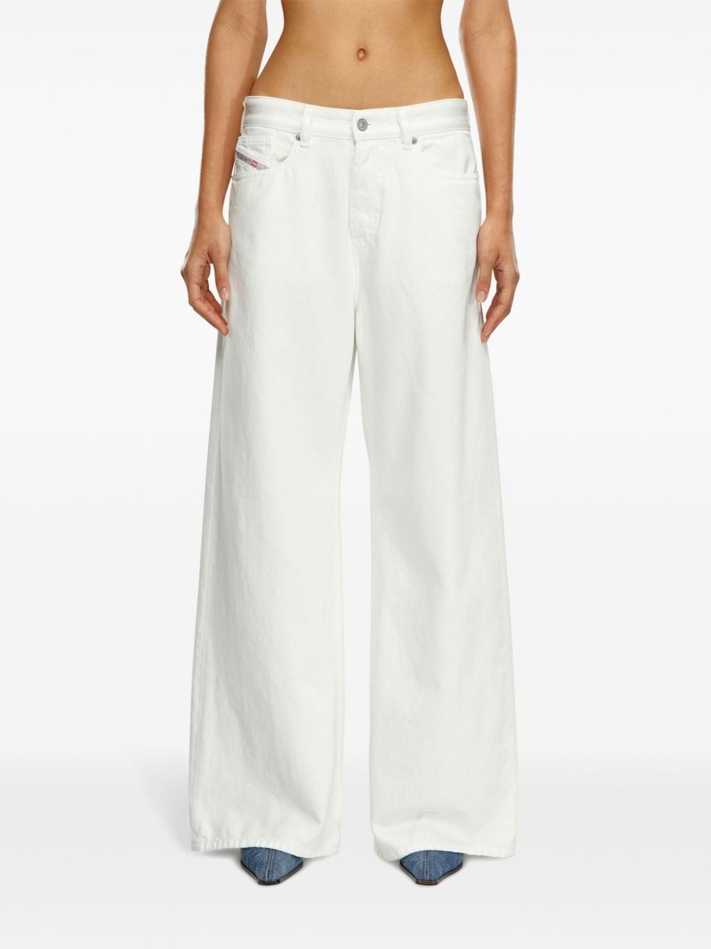 low-rise wide-leg jeans - 5