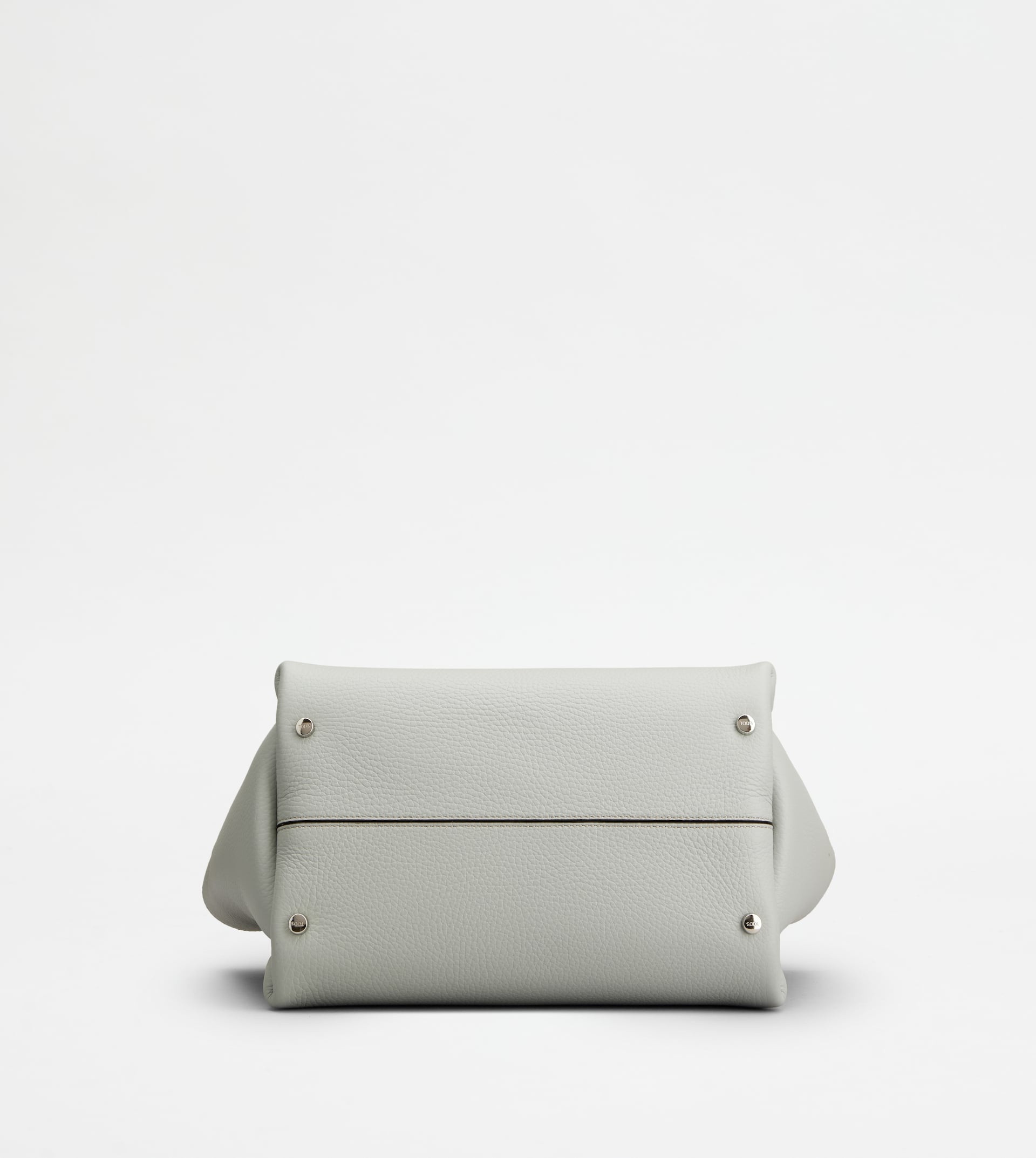 BAG IN LEATHER MINI - GREY, NATURAL - 3