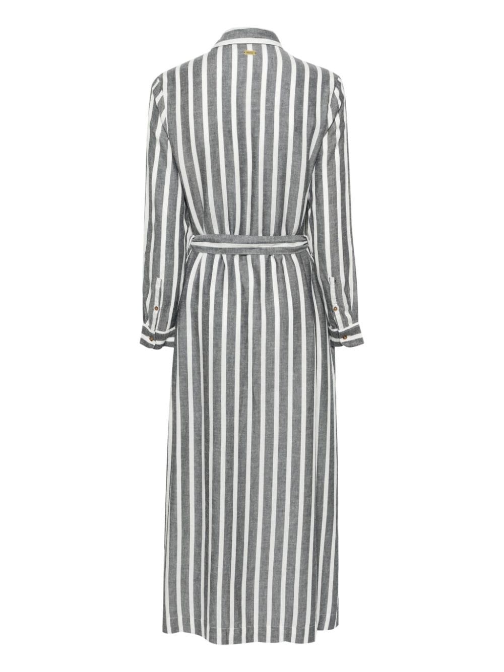 Annalise striped shirtdress - 2
