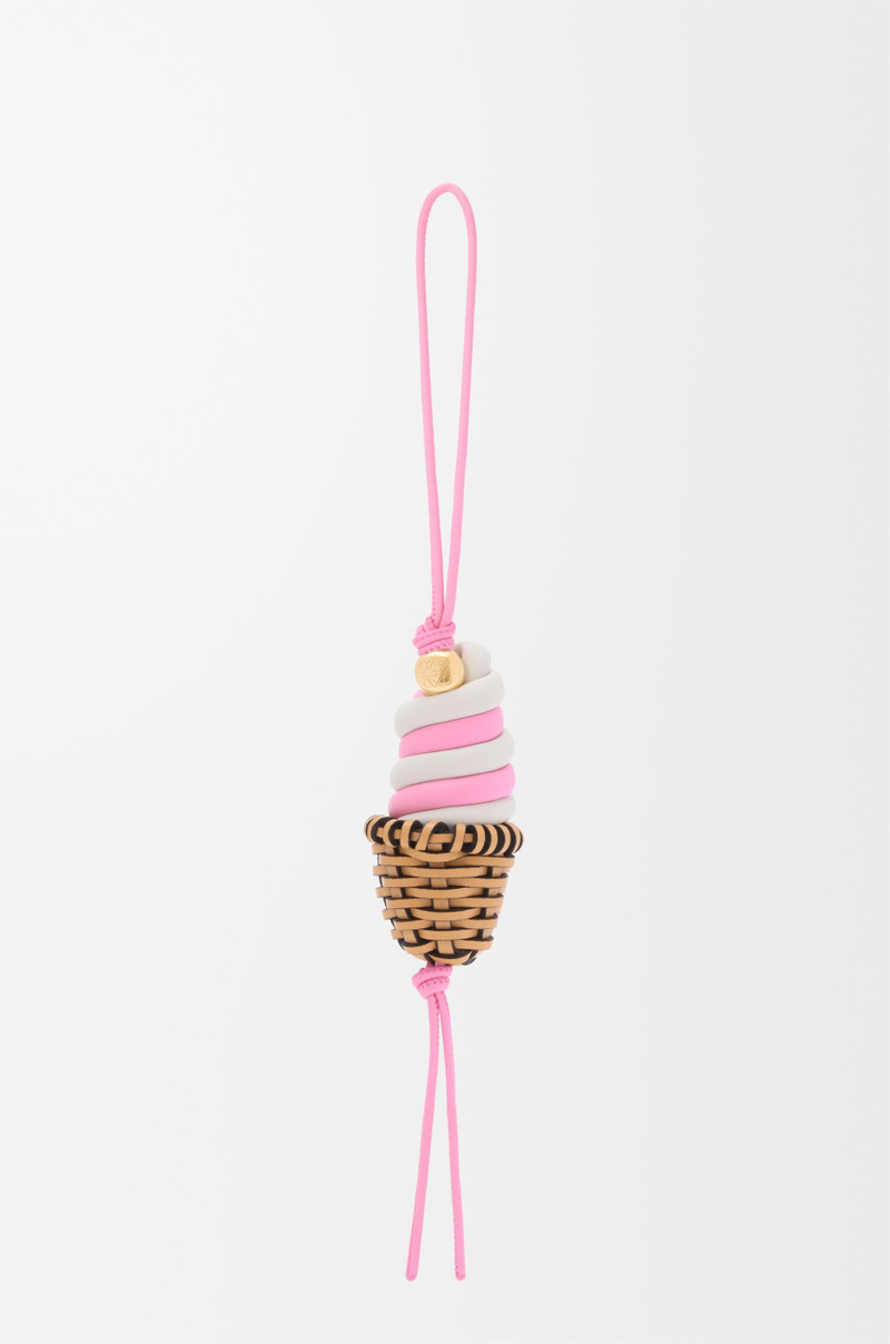 Ice cream charm in classic calfskin 1