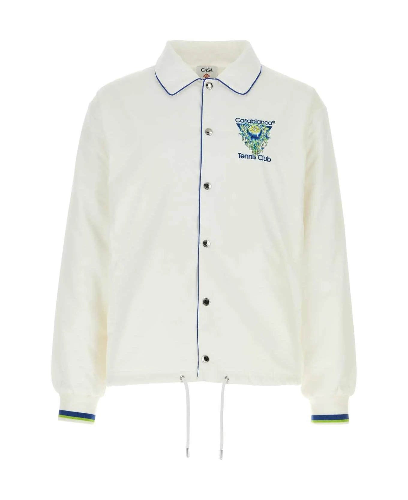 White Polyester Jacket - 1