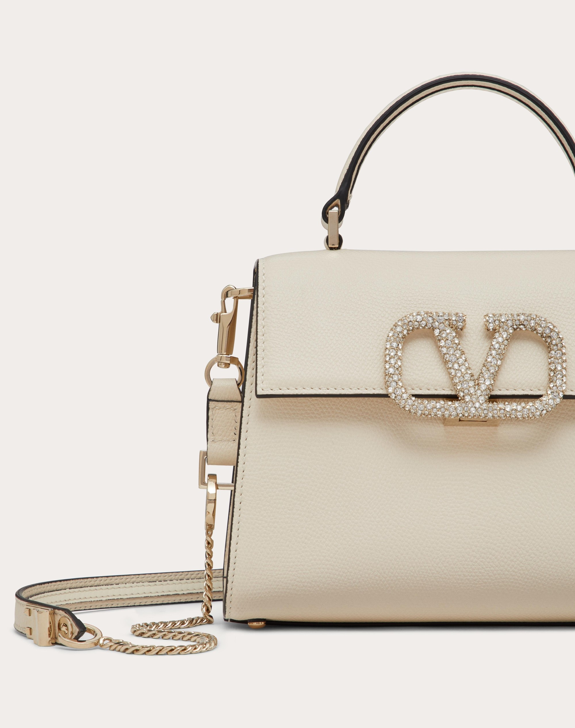 SMALL VSLING HANDBAG WITH JEWEL EMBROIDERY - 8