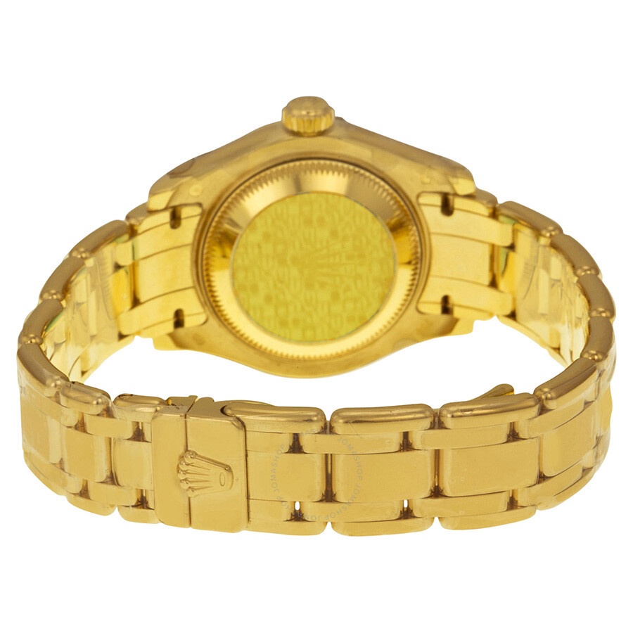Rolex Lady-Datejust Pearlmaster Champagne Dial 18K Yellow Gold Automatic Ladies Watch 80318CRPM - 3