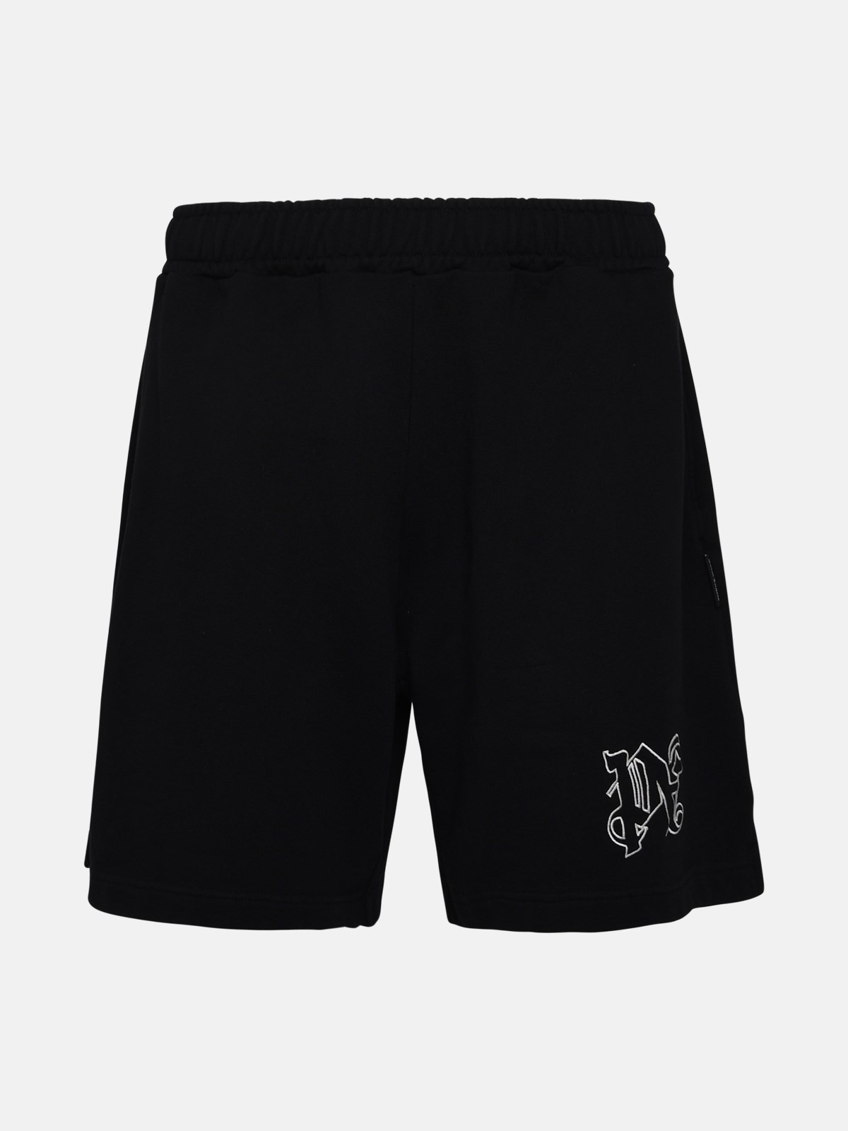 Black cotton bermuda shorts - 1