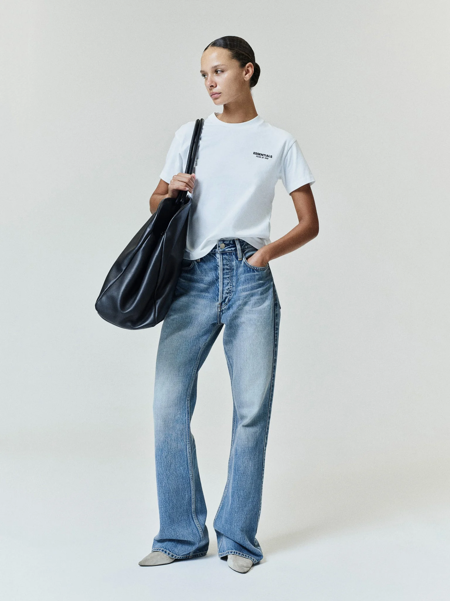 Womens Essentials FW26 Classic Short Sleeve Tee - 1