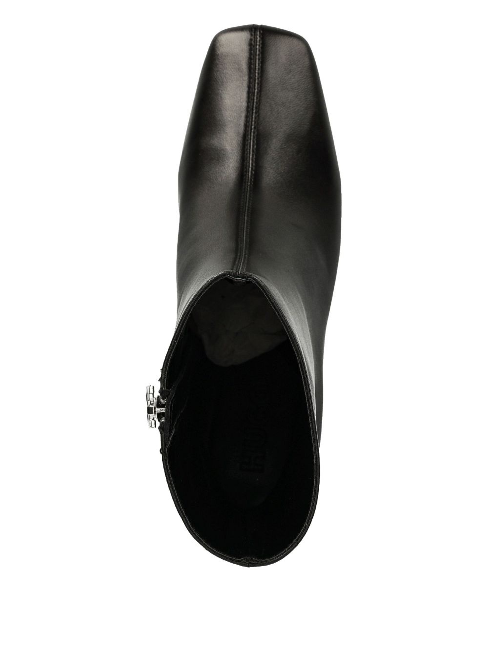 75mm leather ankle boots - 4
